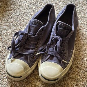 Converse Jack Purcell Purple and Cream Sneakers